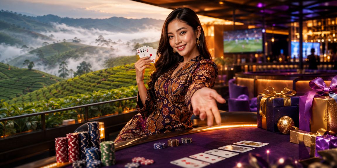 Permainan meja klasik termasuk baccarat dan poker