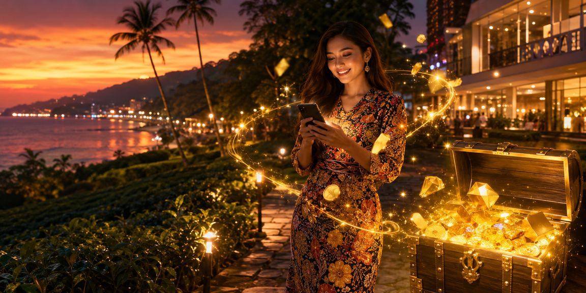 Menu utama pemain dengan tawaran bonus deposit